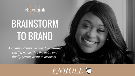 Brainstorm To Brand - ENROLL